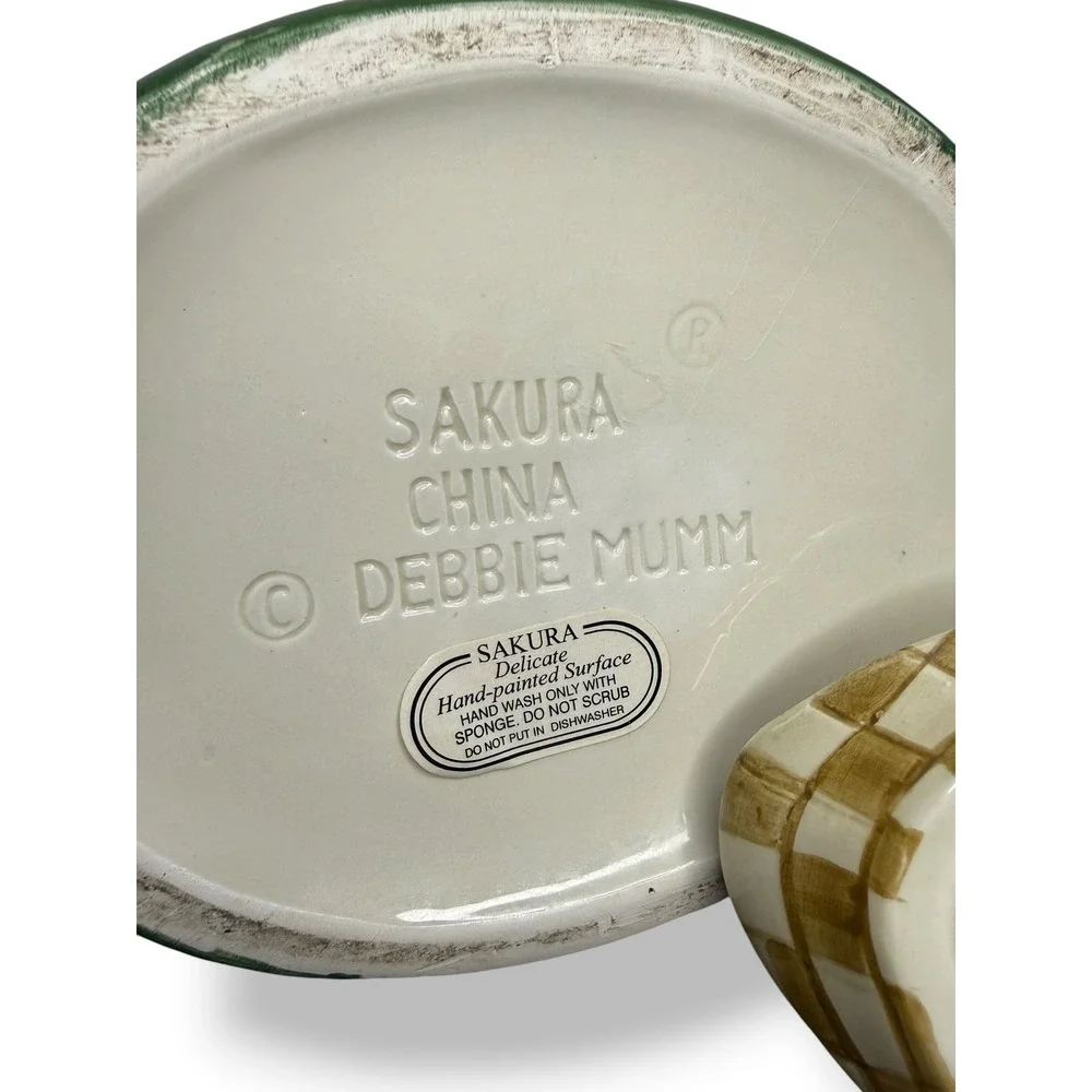 Sakura Debbie Mumm 12 Days of Christmas Cookie Jar 